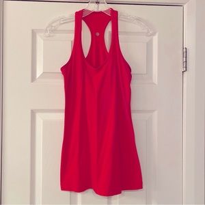 Pink Lululemon Cool Racerback tank